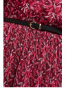 Moodo Roza ženska cvetlična obleka Moodo
