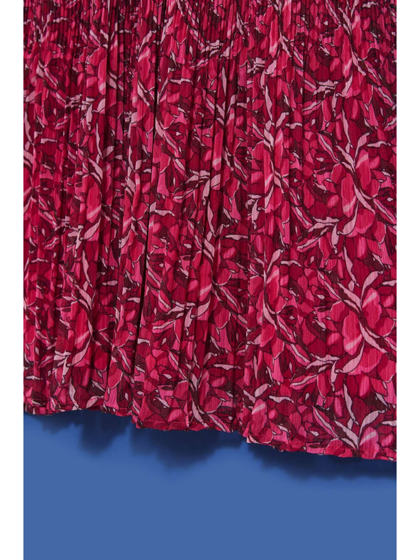 Moodo Roza ženska cvetlična obleka Moodo