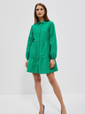 Moodo Zelena ženska srajčna obleka Moodo