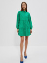 Moodo Zelena ženska srajčna obleka Moodo