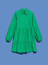 Moodo Zelena ženska srajčna obleka Moodo