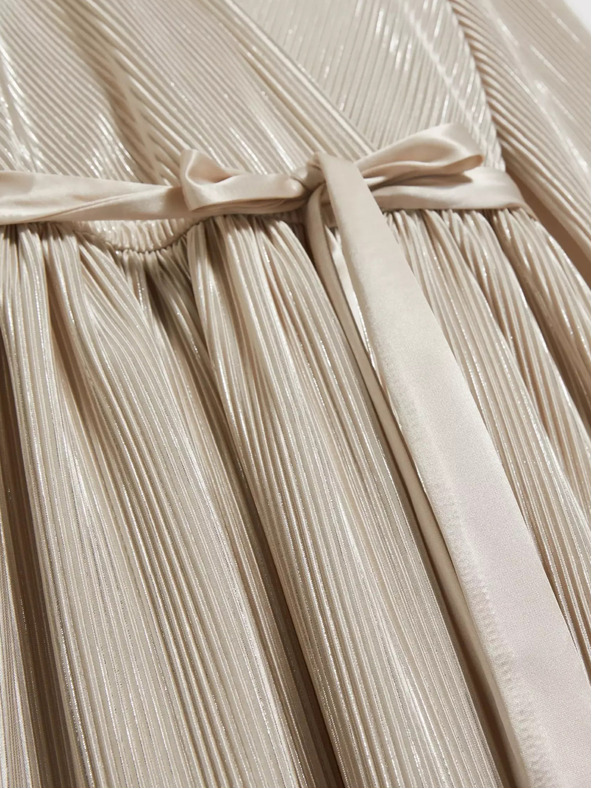 Moodo Ženska bež obleka MOODO