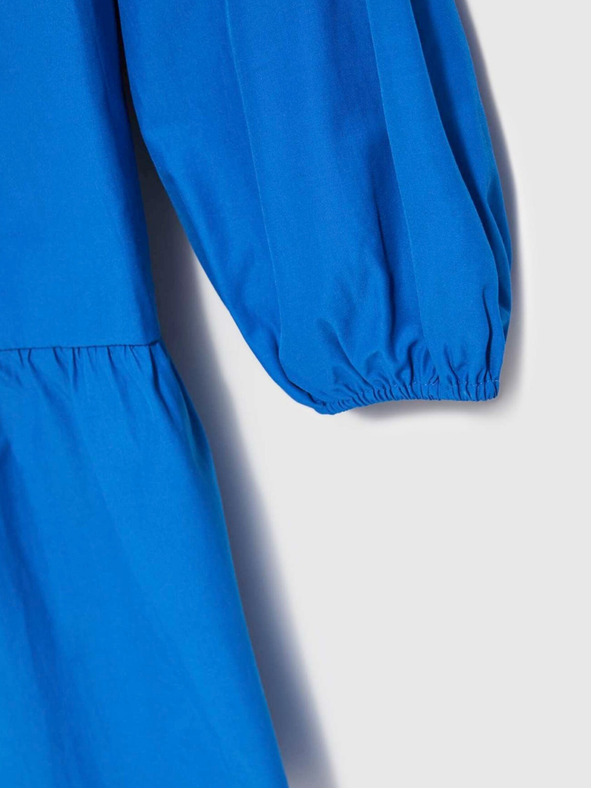 Moodo Modra ženska srajčna obleka Moodo