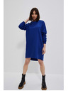 Moodo Modra ženska obleka Moodo