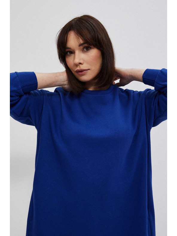 Moodo Modra ženska obleka Moodo