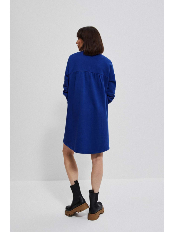 Moodo Modra ženska obleka Moodo