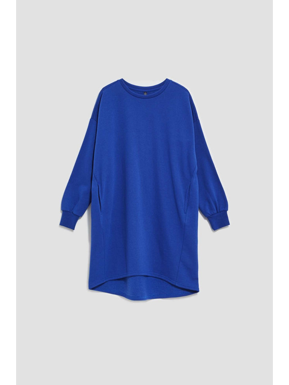 Moodo Modra ženska obleka Moodo