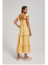 Moodo Rumena ženska obleka Moodo