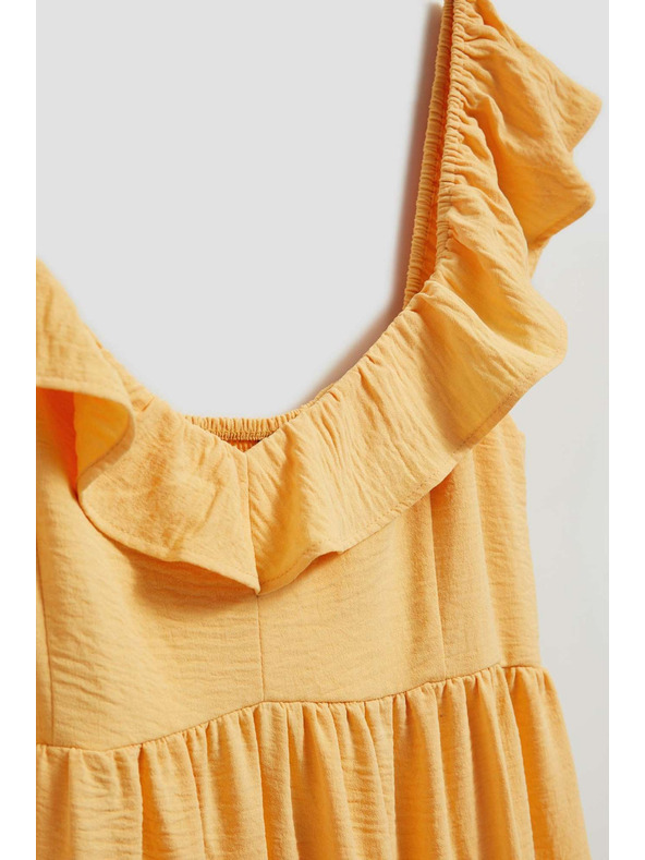 Moodo Rumena ženska obleka Moodo