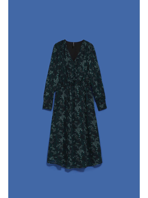 Moodo Zelena ženska obleka Moodo