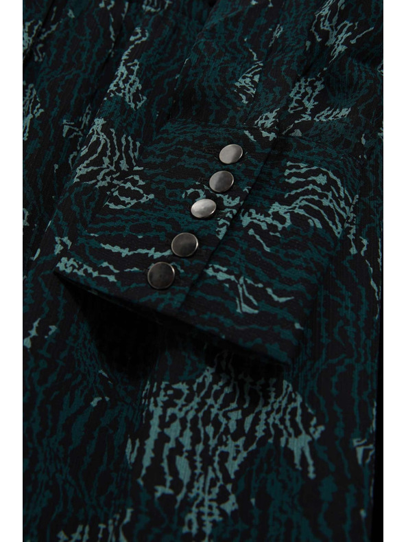 Moodo Zelena ženska obleka Moodo