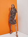 Moodo MOODO vzorčasta ženska obleka