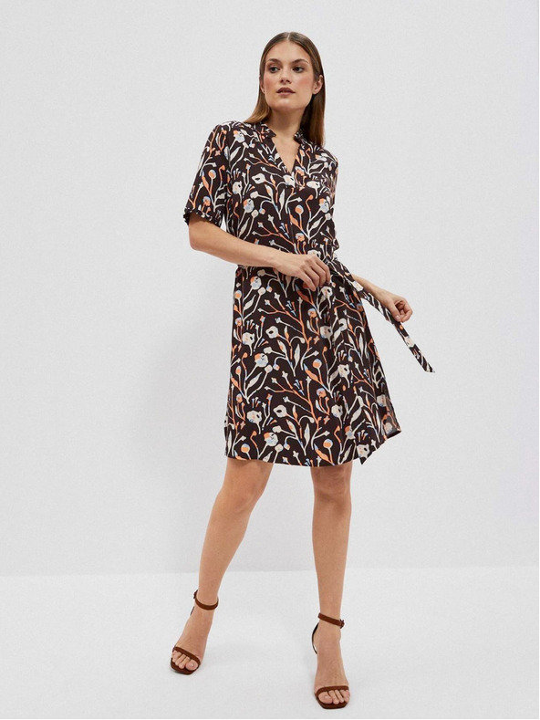 Moodo MOODO vzorčasta ženska obleka