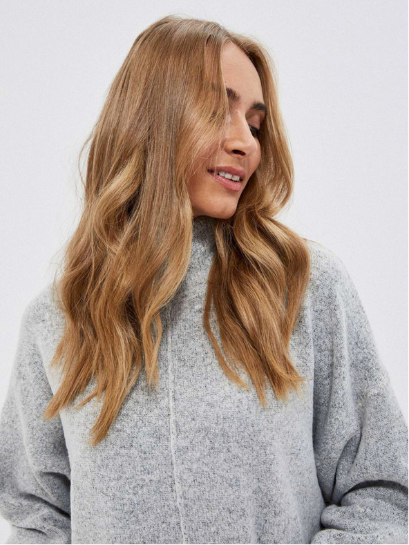 Moodo Svetlo siva ženska obleka Moodo