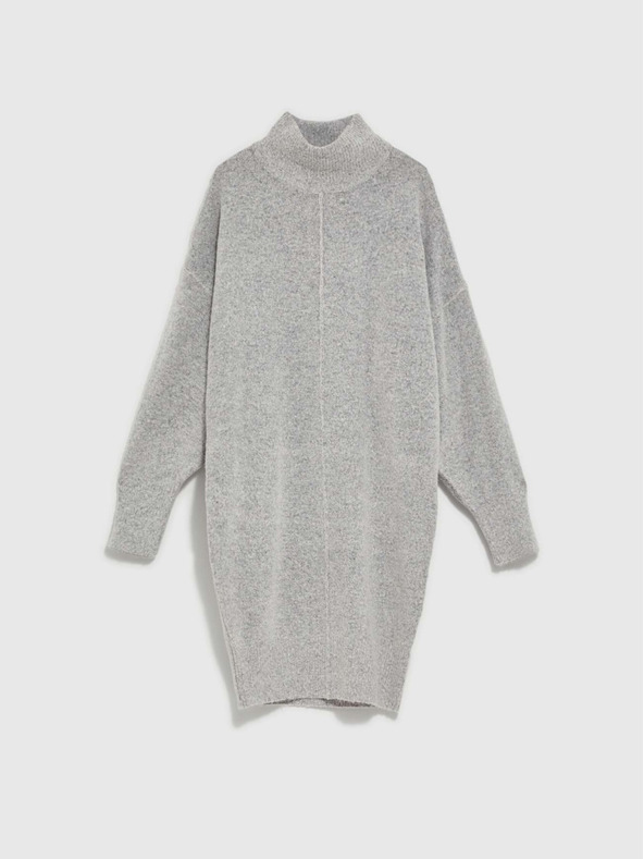 Moodo Svetlo siva ženska obleka Moodo