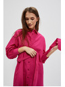 Moodo Roza ženska srajčna obleka Moodo