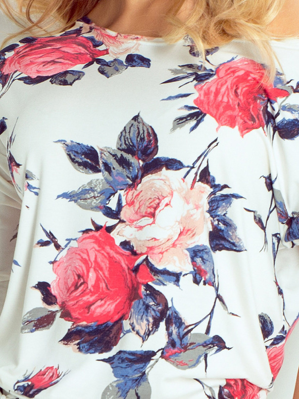 numoco Športna obleka - barvni veliki cvetovi Numoco