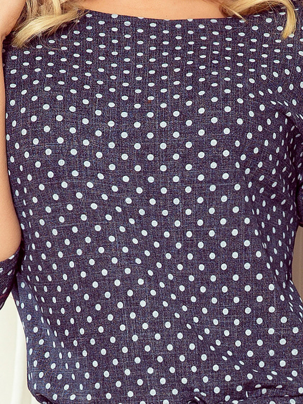 numoco Športna obleka z vezalkami in žepi - kavbojke s pikami Numoco