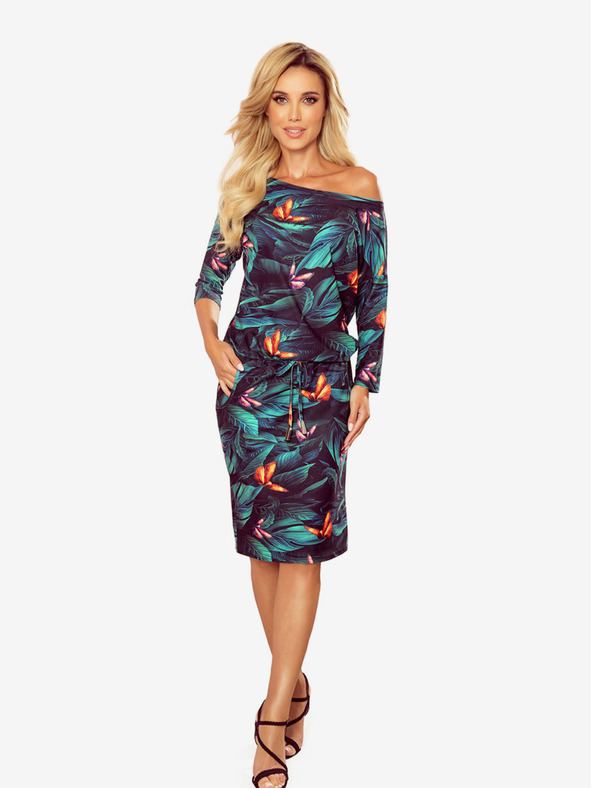 numoco Športna obleka z žepi - pisani metulji Numoco