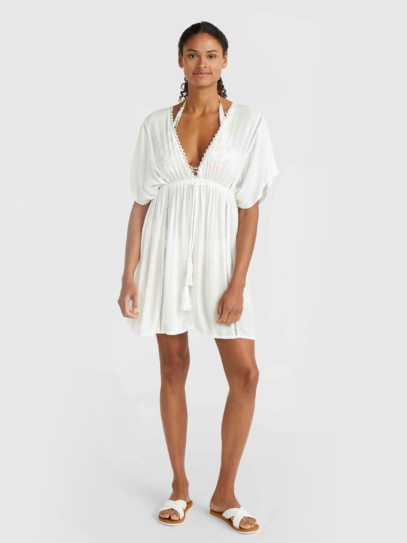 O'Neill O'Neill ESSENTIALS MONA Ženska obleka Bela