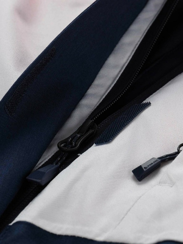 ALPINE PRO Oranžna in modra ženska smučarska jakna Alpine Pro SARDARA 5