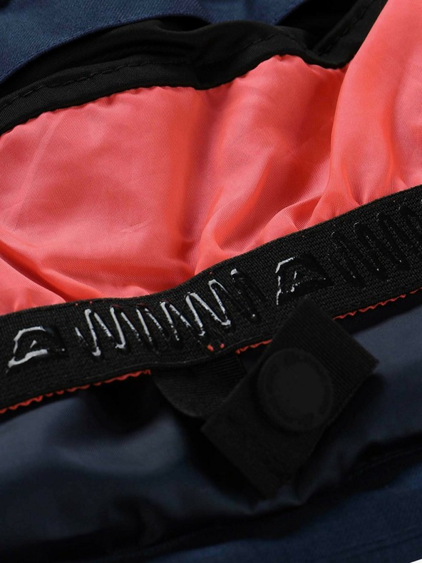 ALPINE PRO Oranžna in modra ženska smučarska jakna Alpine Pro SARDARA 5