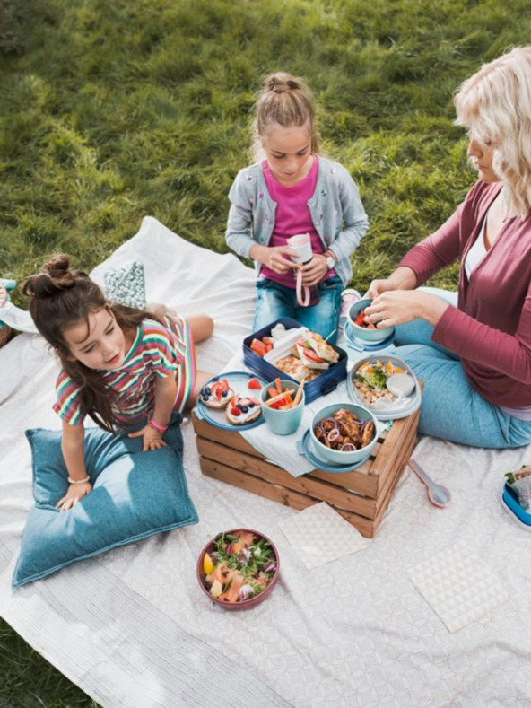 Mepal Črna škatla za hrano Mepal Bento Midi