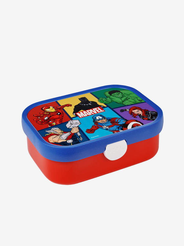 Mepal Modra in rdeča škatla za malico za otroke Mepal Campus Avengers