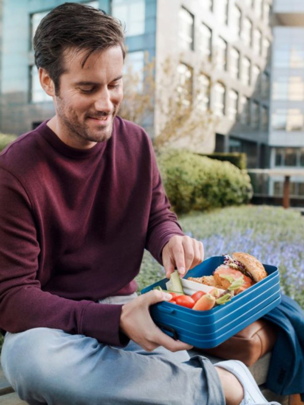 Mepal Svetlo zelena jedilna posoda Mepal Bento (1500 ml)