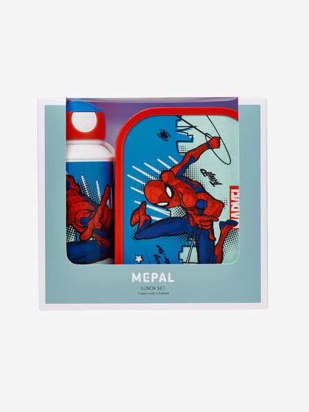 Mepal Modro rdeč komplet za malico za otroke Mepal Campus Spiderman