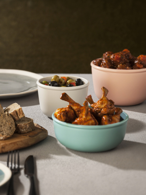 Mepal Svetlo siva skleda Mepal Cirqula Nordic White (750 ml)