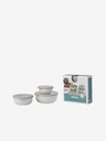 Mepal Set belih posod Mepal Cirqula Nordic White (3 kosi)