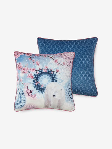 Hip Bedding 48 cm - Modra vzorčasta obojestranska blazina Home Hip Kodiak