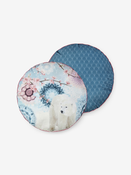 Hip Bedding Premer 55 cm - modra vzorčasta obojestranska blazina Home Hip Kodiak