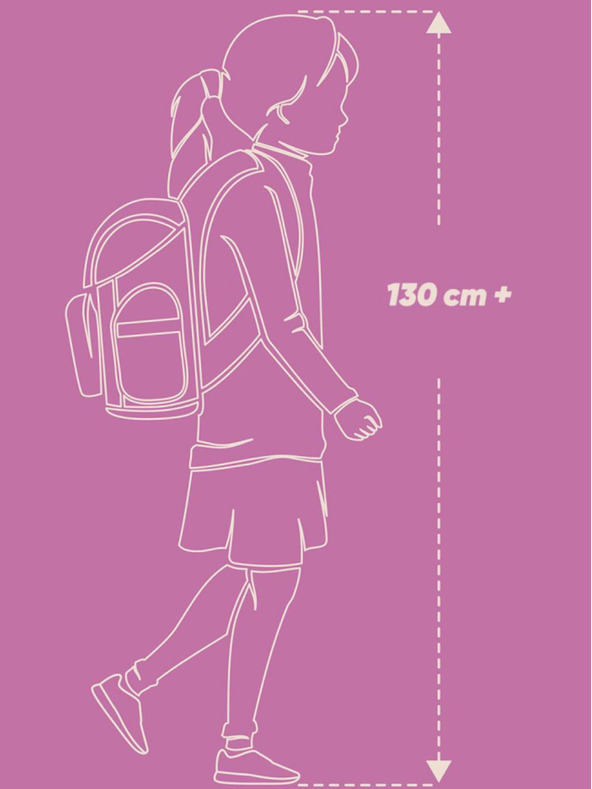 BAAGL  Črni šolski nahrbtnik Cubic Wednesday Baagl