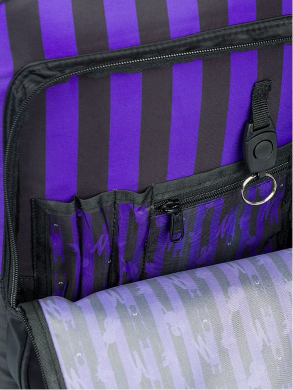 BAAGL  Črni šolski nahrbtnik Cubic Wednesday Baagl