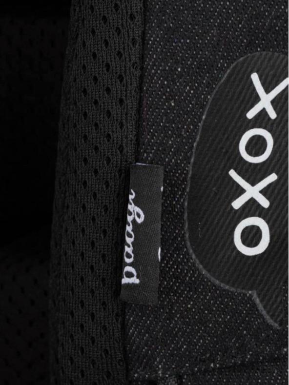 BAAGL  Črni kubični šolski nahrbtnik Sneakers Baagl