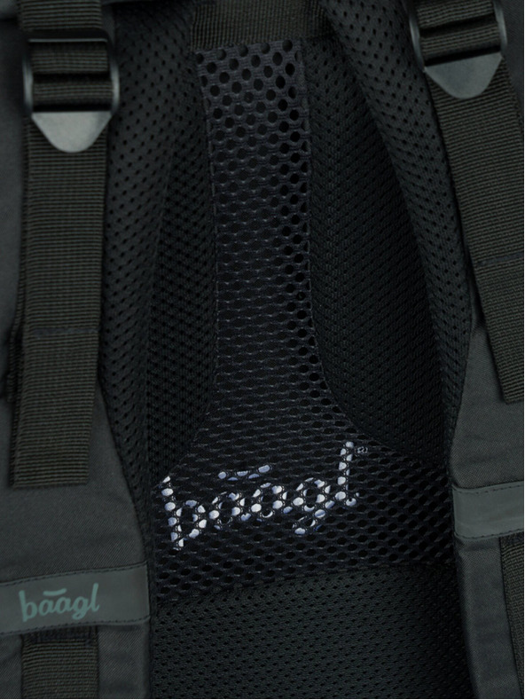 BAAGL  Črni šolski nahrbtnik Skate Wednesday Nevermore Baagl