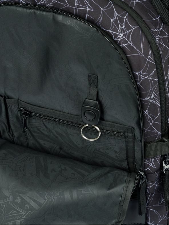 BAAGL  Črni šolski nahrbtnik Skate Wednesday Nevermore Baagl