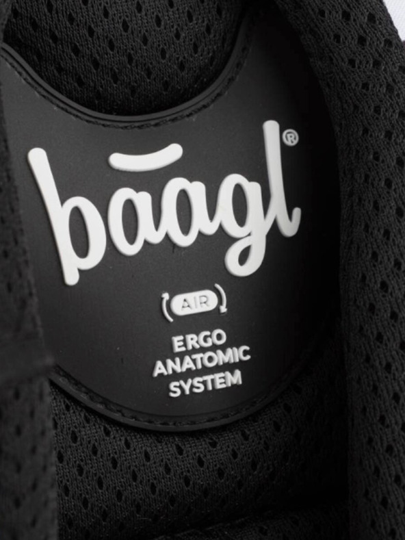 BAAGL  Črni šolski nahrbtnik Skate Ska Baagl