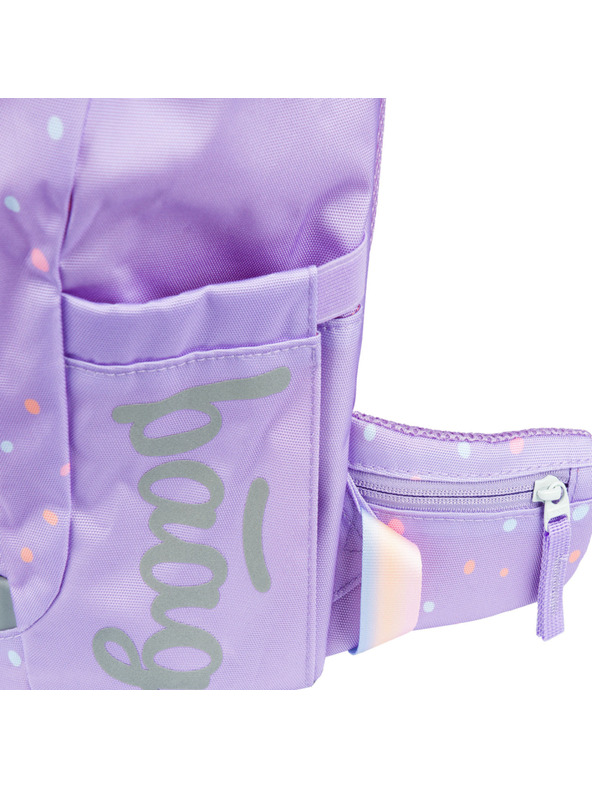 BAAGL  Vijolični šolski nahrbtnik Airy Pets Baagl