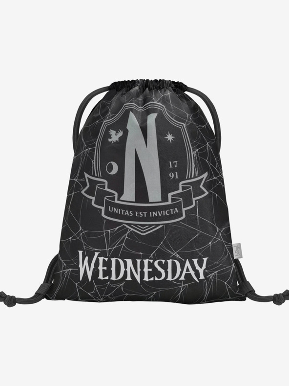BAAGL  Black 3 SET Skate Wednesday Nevermore: nahrbtnik, peresnica, torba Baagl