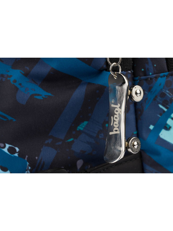 BAAGL  Modri šolski nahrbtnik Skate Structures Baagl