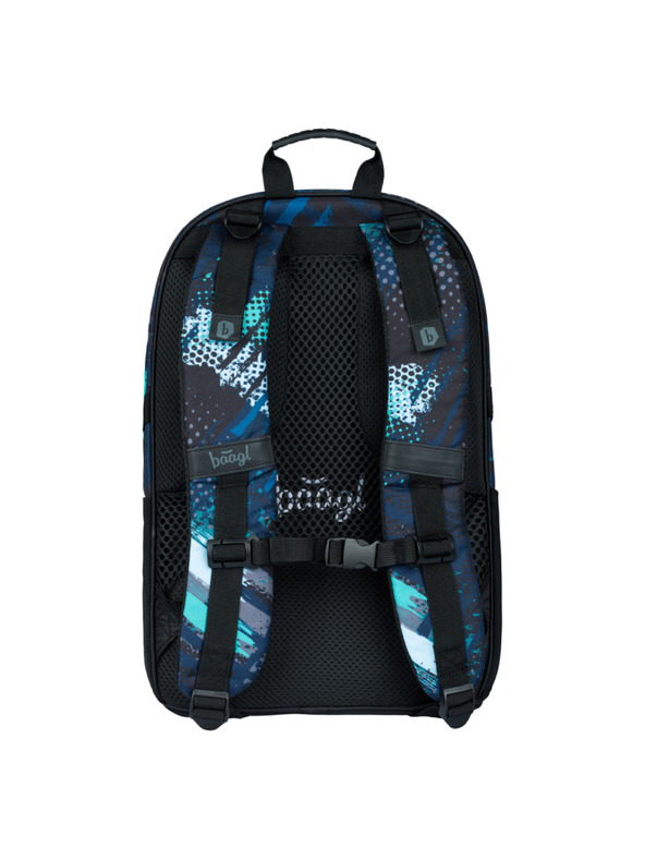 BAAGL  Modri šolski nahrbtnik Skate Structures Baagl