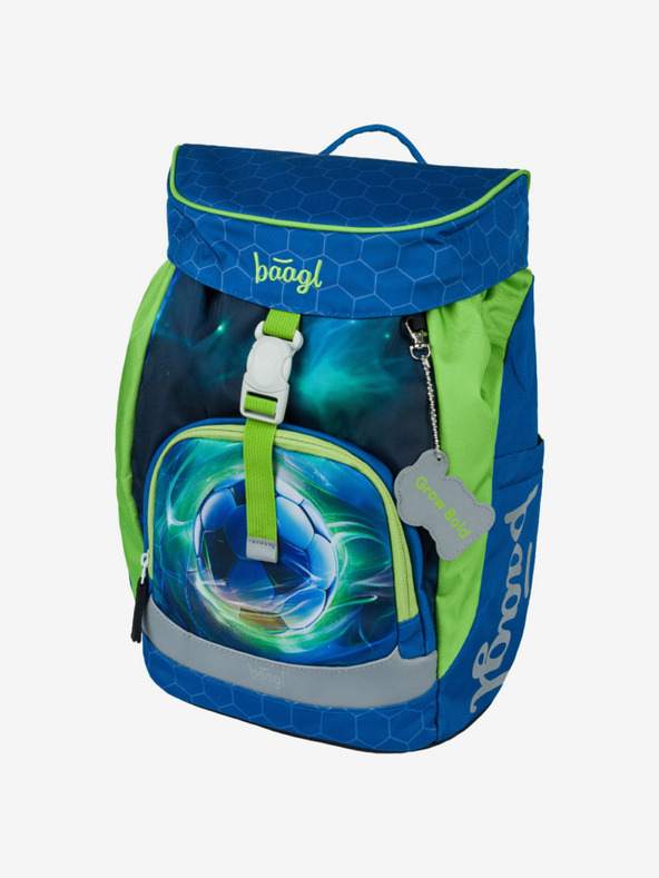 BAAGL  Modri šolski nahrbtnik Airy Nogometna žoga Baagl