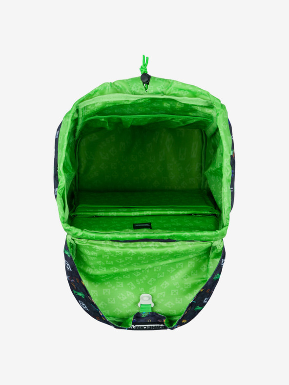 BAAGL  Modri šolski nahrbtnik Airy Minecraft Baagl