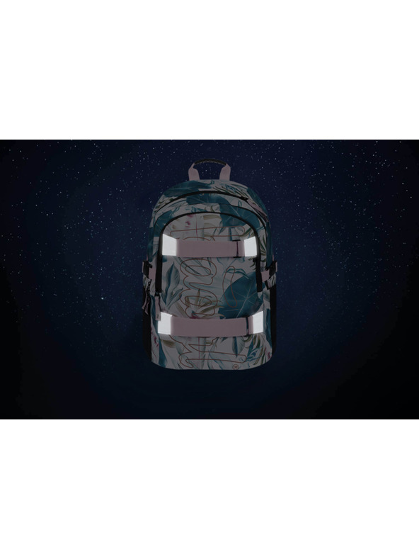 BAAGL  Vijolični šolski nahrbtnik Skate Leafs Baagl