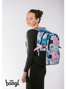 BAAGL  Vijolični šolski nahrbtnik Skate Leafs Baagl