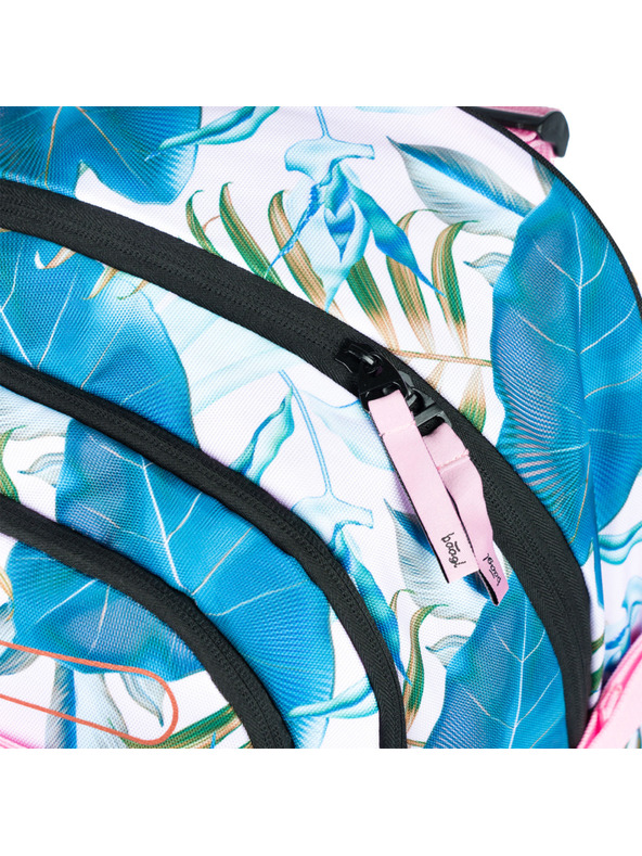 BAAGL  Vijolični šolski nahrbtnik Skate Leafs Baagl