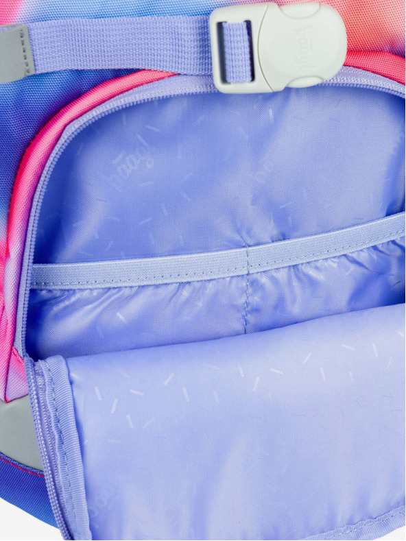 BAAGL  Rdeči šolski nahrbtnik Airy Hippie Baagl